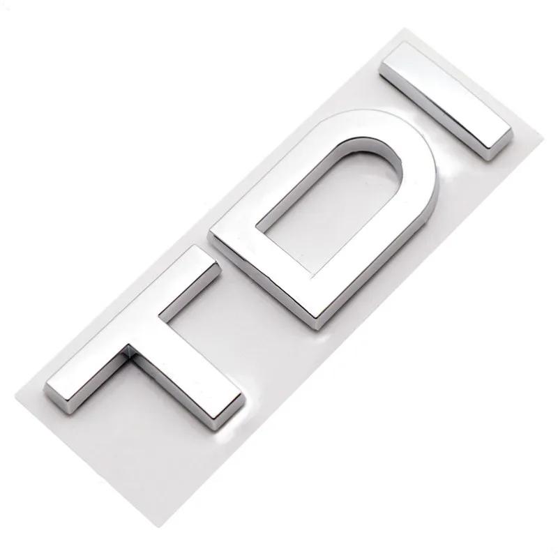 2026 3D ABS Black TFSI Logo TDI TT Car Trunk Emblem Badge For Audi A3 A4 A5 A6 A7 A8 Q2 Q3 Q5 Q7 Q8 TFSI TDI Sticker Accessories