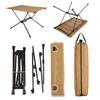 Tragbarer Klapptisch aus Stoff, leicht zu tragen, BBQ-Campingtisch 60x40cm