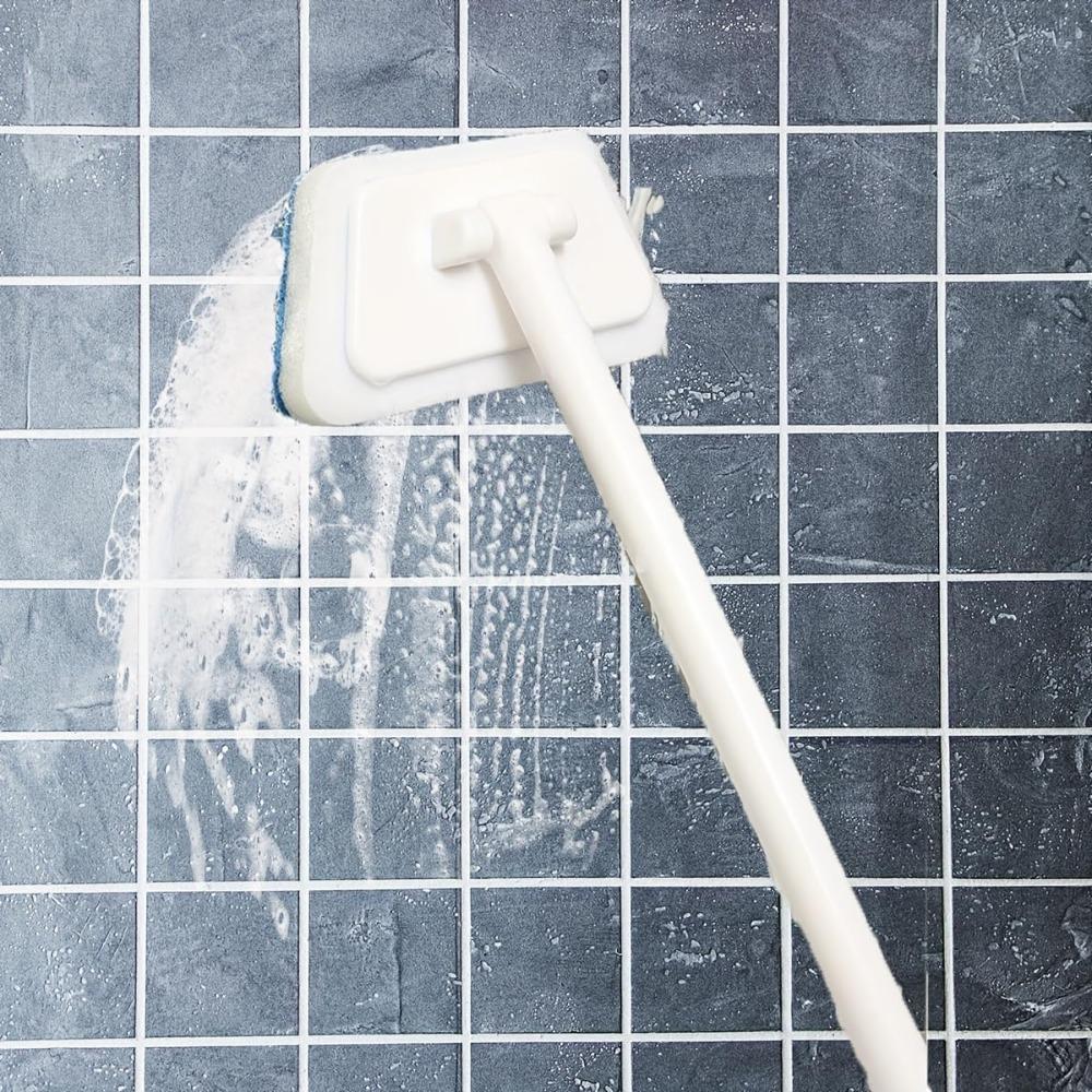 1pc Multifunctional Cleaning Brush for Walls, with a Long Detachable Handle, Suitable for Household Floors and Bathtubs