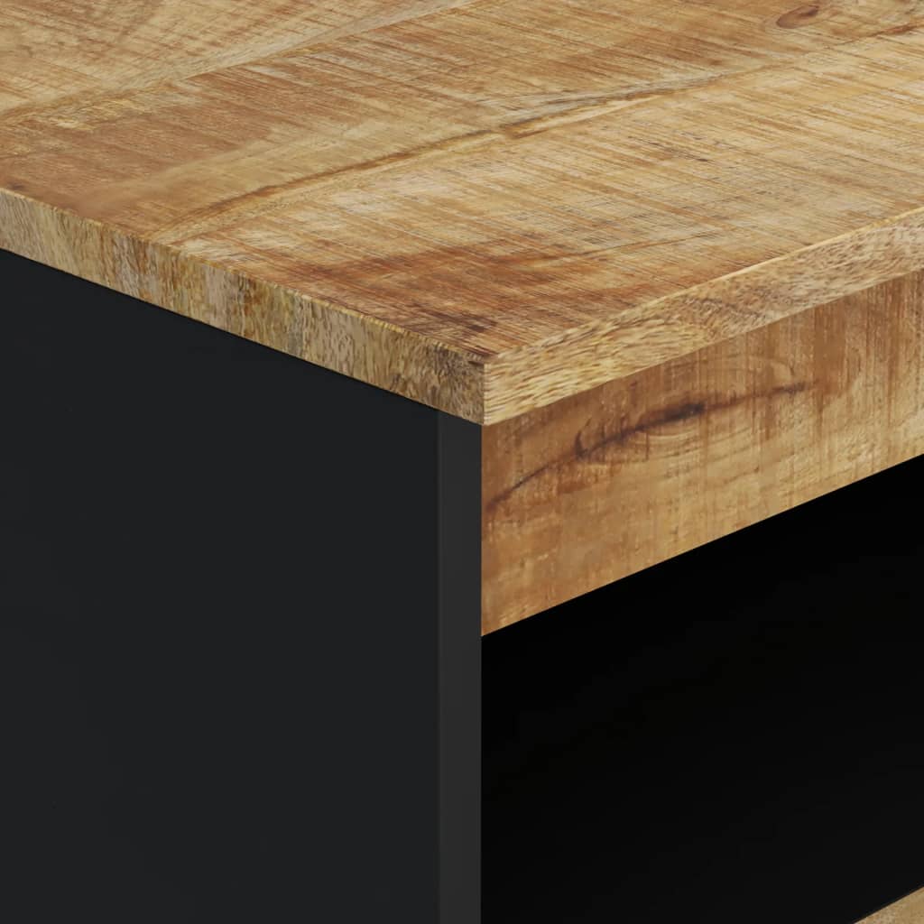 Sideboard with 2 Doors 60x33x75 cm Solid Mango Wood