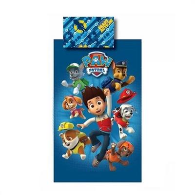 Bedding Set - Paw Patrol - 140x200cm - Blue - Colorful Design - Duvet Cover and Pillowcase