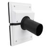 HVAC Wall Penetration Line Set Cover Kit Split AC Wall Cover for Indoor Outdoor   Conditioner Systems 2.36in Pipe Inner Diameter