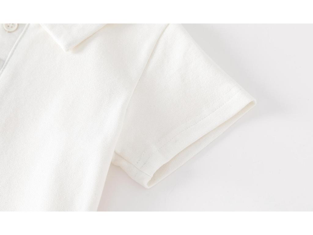 Letni Zestaw Ubranek z Krótkim Rękawem dla Niemowlaka i Małego Chłopca