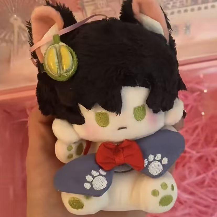 10 Cm Sitting Plush Toy Sylus Love And Deepspace Sylus Cartoon Doll Same Style Accessory Girl'S Gift Cotton Doll Cosplay Women