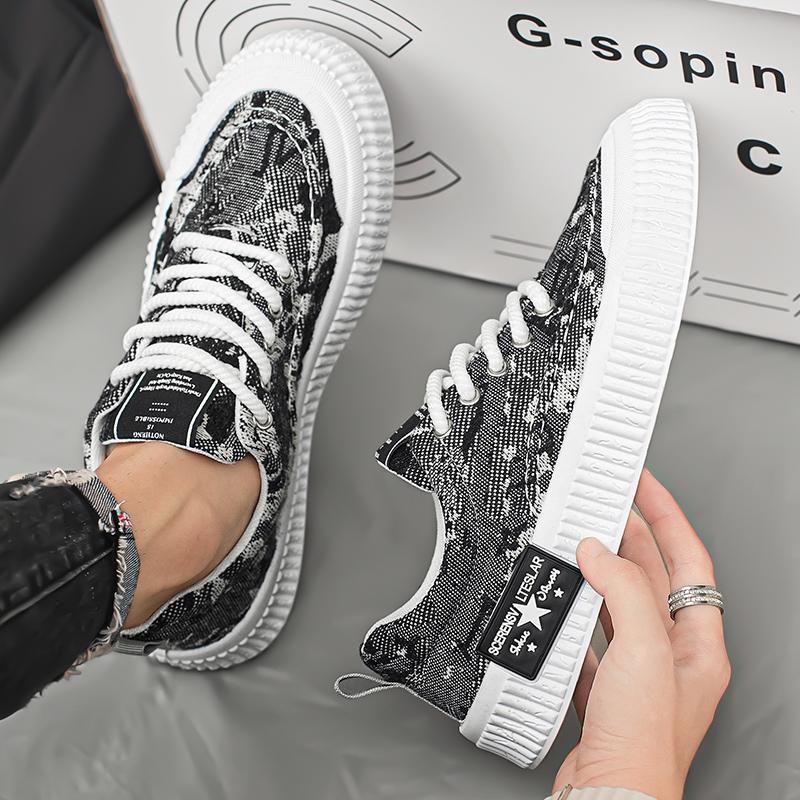 Модная дышащая повседневная парусиновая обувь для подростков — фото 14