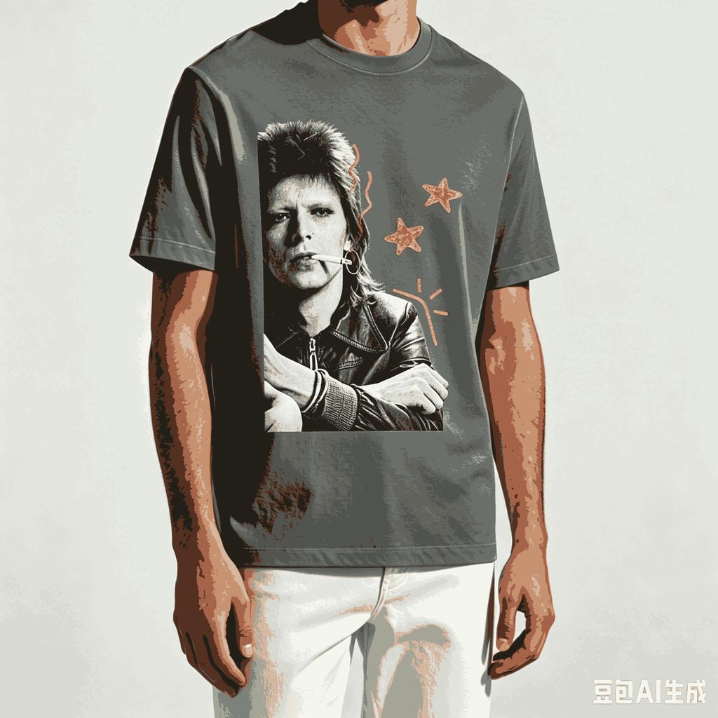 David Bowie For Fan Gift Tshirt Unisex Unisex Harajuku Oversized Unisex Short Sleeve Streetwear High Quality Couples Comfortable