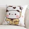 Office Living Room Home Pillowcase Kawaii Cartoon Bear Pattern Pillowcase Car Ornaments