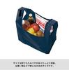 Steadfast Katsushika Hokusai Eco Fine Clear 5622 Bag, Breeze, Weather, Gusset, Navy,