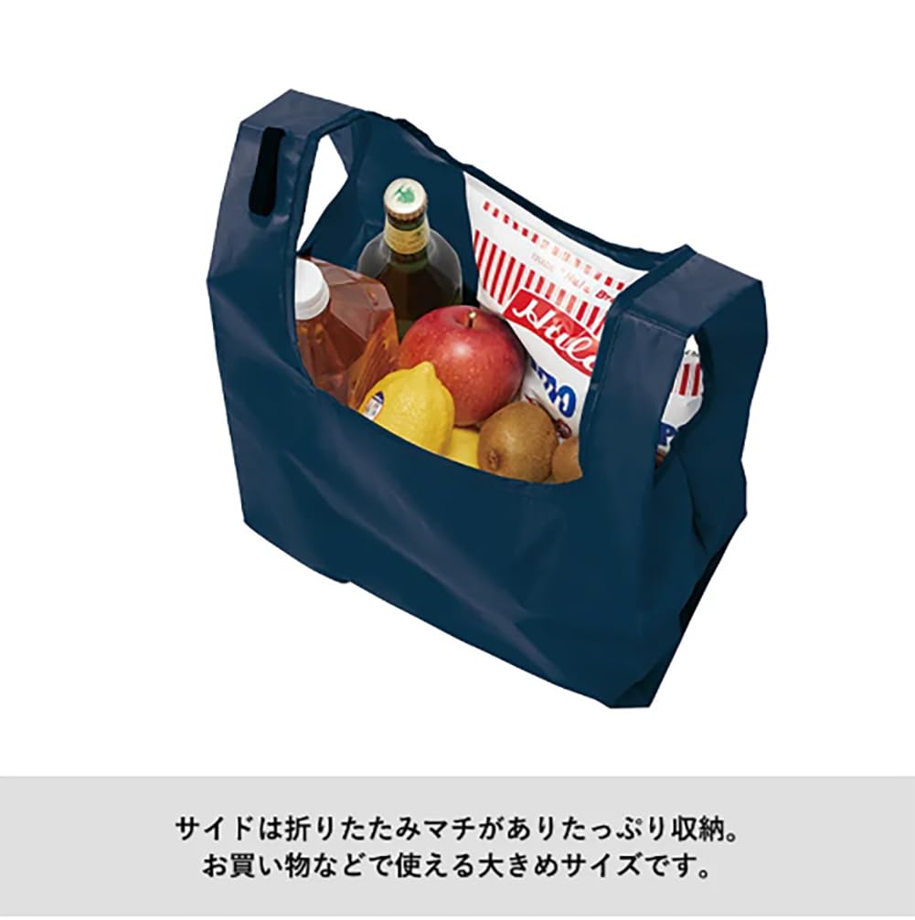 Steadfast Katsushika Hokusai Eco Fine Clear 5622 Bag, Breeze, Weather, Gusset, Navy,