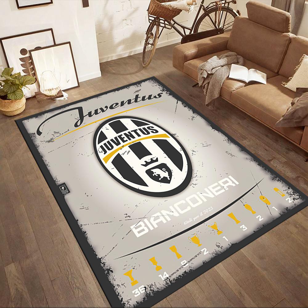 Juventus Area Rug Perfect For Balcony Playrooms Bedrooms Entryway Antislip Rug Office Home Decor Wedding Party Gift