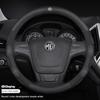 For MG ZS E-HS EV MG3 MG5 MG6 Trophy MG7 EZS 3SW Cyberster Carbon fiber Leather Anti-slip Car Steering Wheel Cover Accessories WW31