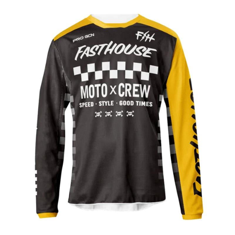 Fasthouse Tuta da Motocross Off-Road da Uomo Traspirante a Manica Lunga Tuta da Mountain Bike e Ciclismo su Strada