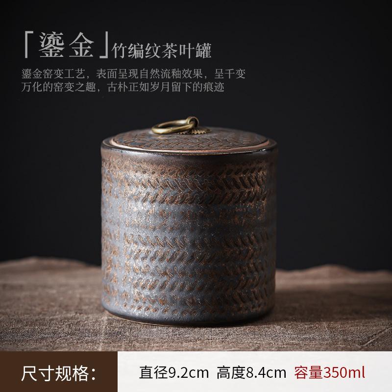 

Керамическая банка для чая, декоративные банки в винтажном стиле с эффектом старения, влагостойкая герметичная банка для дома, контейнер для хранения орехов и продуктов