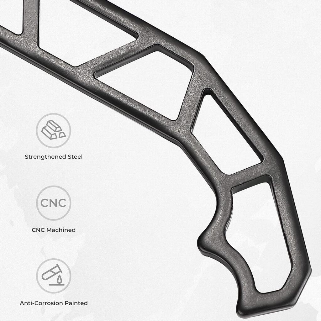 KEMIMOTO X3 Door Handles, Compatible With Can-Am Maverick X3 XRS XDS Turbo R Max 2017-, Open Door Easily, Opener Latch Handle, Black, 2-Pack