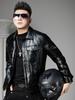 European Trendy Brand Lapel Jacket Men's Leather Jacket 2025 Autumn New Fashion Versatile Stylish Casual Leather Coat