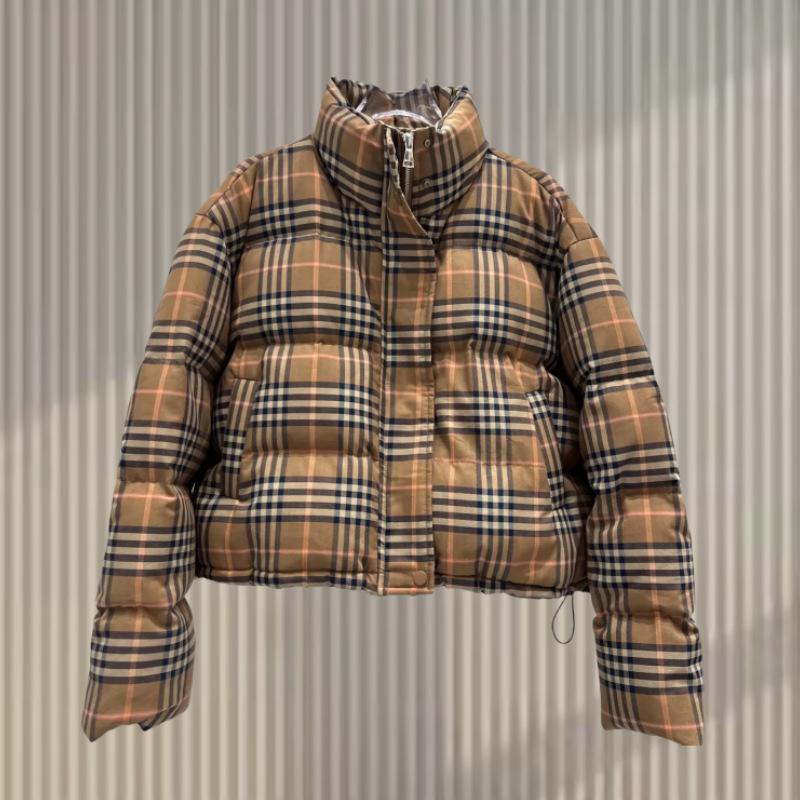 Winter New Korean Version Plaid Small Bread Clothes Jacket Thickened Warm Short Cotton Clothes