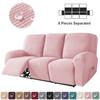 1 /3 Seater Water Repellent Polar Fleece Recliner Sofa Cover Elastic Relax Armchair Cover Stretch Lazy Boy Reclining Chair Cover