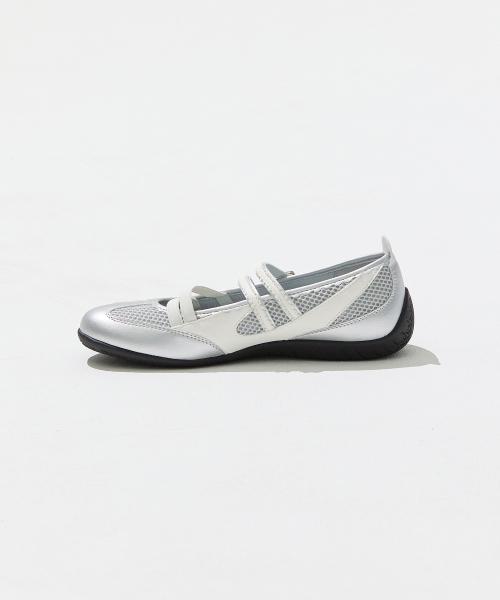 [CLCL] Nudge Strap Flat Shoes - Silver CLCL071
