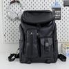 Schoolbag New large-capacity backpack Men's PU leather schoolbag Outdoor travel mountaineering bag Women's multi-purpose backpack
