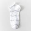 5/10 Paare Bequeme Freizeit-Frühlings-Sommer-Socken für Damen Netz-Spitzen-Kupplung Glasseide Knöchelsocken Niedrig geschnitten Offene Zehen Atmungsaktive Kurze Socken