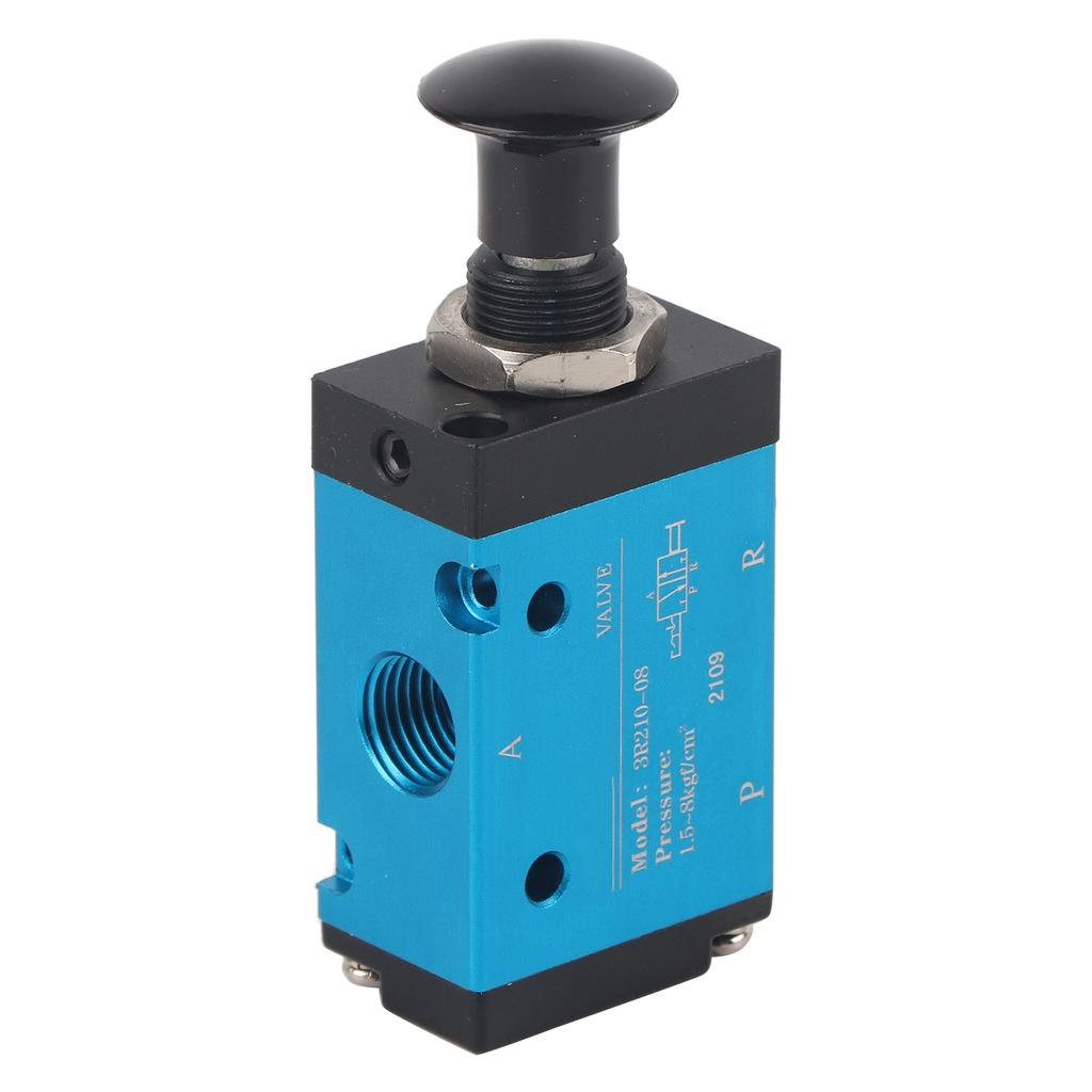 1Celsius4 inch two-position three-way hand valve for compressed , manual control direct acting, aluminum alloy structure, tight and firm connection