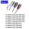 3 Colori Auto Auto Nero Fibra di Carbonio Pomello Leva Cambio Ricambio Per BMW 1 3 5 7 X3 X5 Z3 Z4 E81 E82 E85 E90 E91