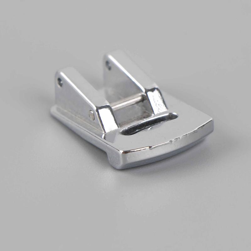 Hot 1Pcs Sliver Rolled Hem Curling Presser Foot For Sewing Machine Janome Sewing Accessories Hot Sale