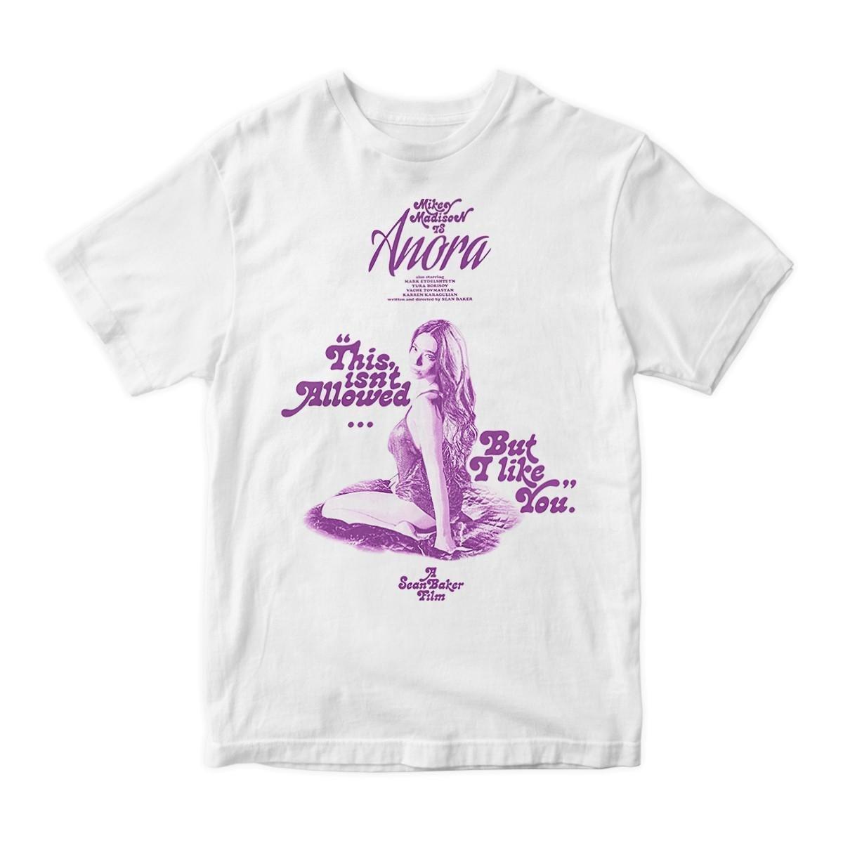 

Anora Mikey Madison T-Shirt Loose and Breathable Men s and Women s Same Crew Neck Pure Cotton T-shirt 4XL