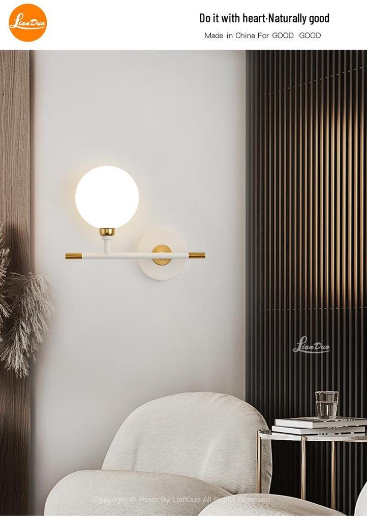 Modern American Wall Lamp: Luxurious Bedroom, Living Room, Hotel Hallway & Corridor Lighting