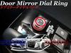[With Mini Waste] New 30 Series Alphard Vellfire Door Mirror Dial Ring Red Cover