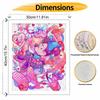 Disney Digital Oil Painting Minnie Mouse Romantic Heart Pink Aesthetic Painting Art Handmade Diy Gift Home Decoration