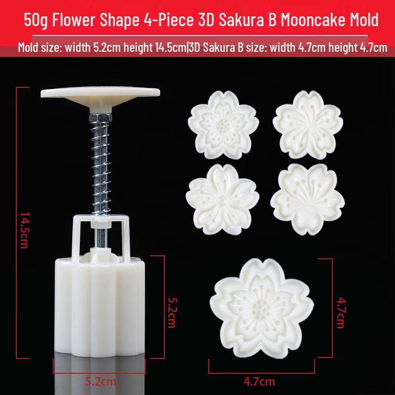 Changbaosen 3D Floral Press Mold Set