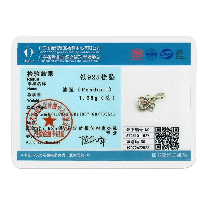 Copper Charm Pink Paw Fit Original Bracelet Diy Fashion Pendant Woman Jewelry