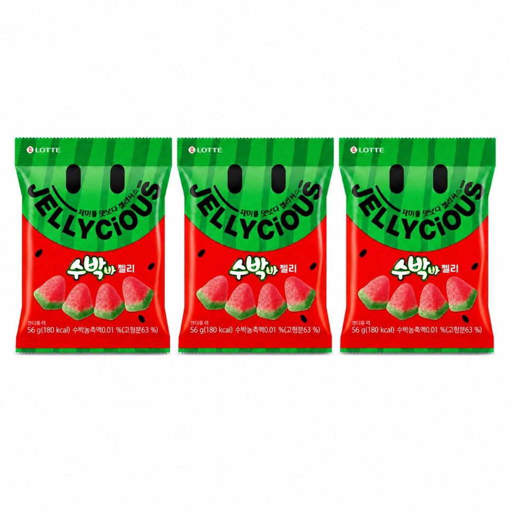 Lotte Wassermelone Weiche Süßigkeiten 56g