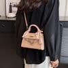 New Women's Bag Fashionable Versatile Stone Pattern Portable Shoulder Oblique Span Bag