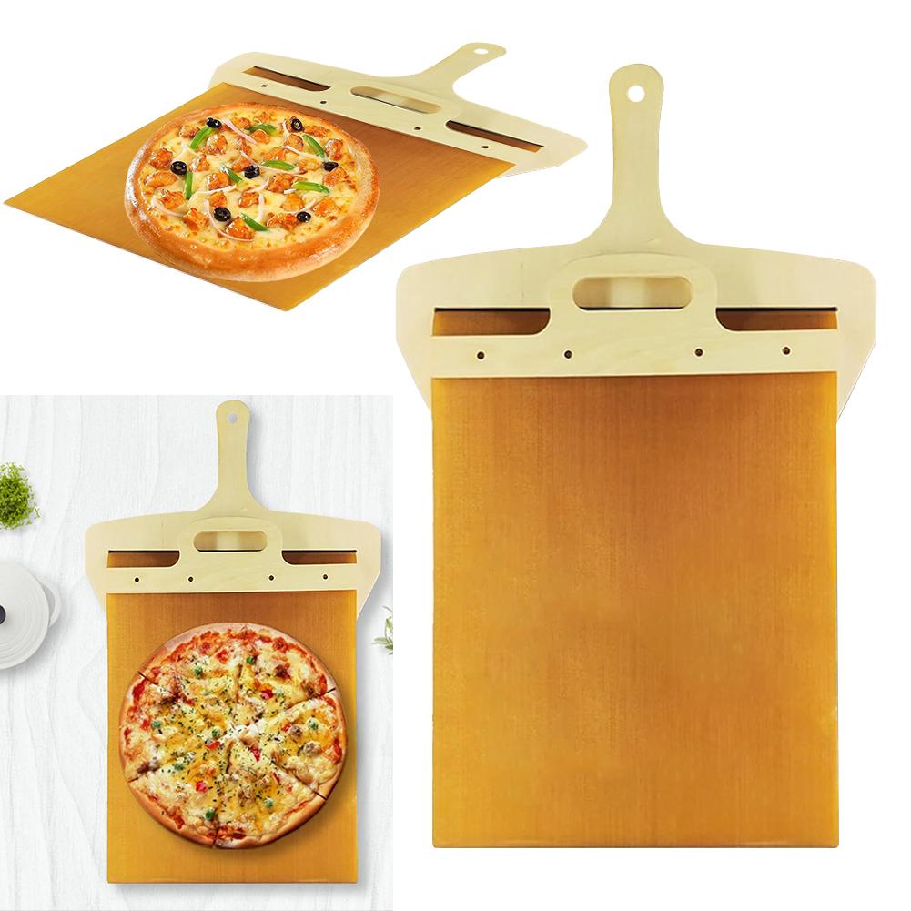 Sliding Pizza Peel Pala Pizza Scorrevole Pizza Transfer Shovel Non-Stick Pizza Peel Shovel with Handle Baking Supplies 45/55cm