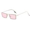 Frameless Sunglasses, Creative Personalized Women'S Sunglasses, Square Frame Sunglasses With Diamonds