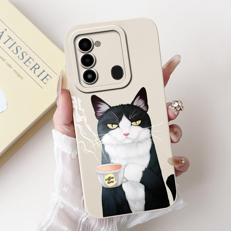 For Tecno Spark 8C Case KG5k KG5j KG5n Luxury Candy Painted Cover Soft TPU Shell For Tecno Spark Go 2022 KG5 Spark8C Phone Cases