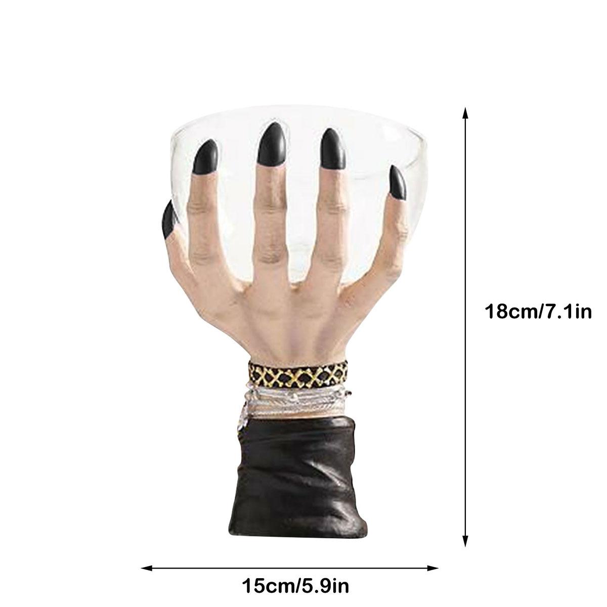 

Хэллоуин Ведьма Руки Подставка для закусок из смолы Креативная корзина для закусок Конфетница Фруктовница Настольное украшение Хэллоуин Декор чёрный