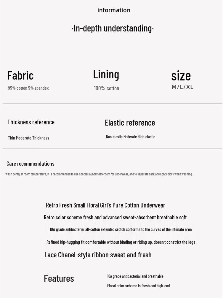 Women's Floral Modal Cotton Briefs 4-Pack