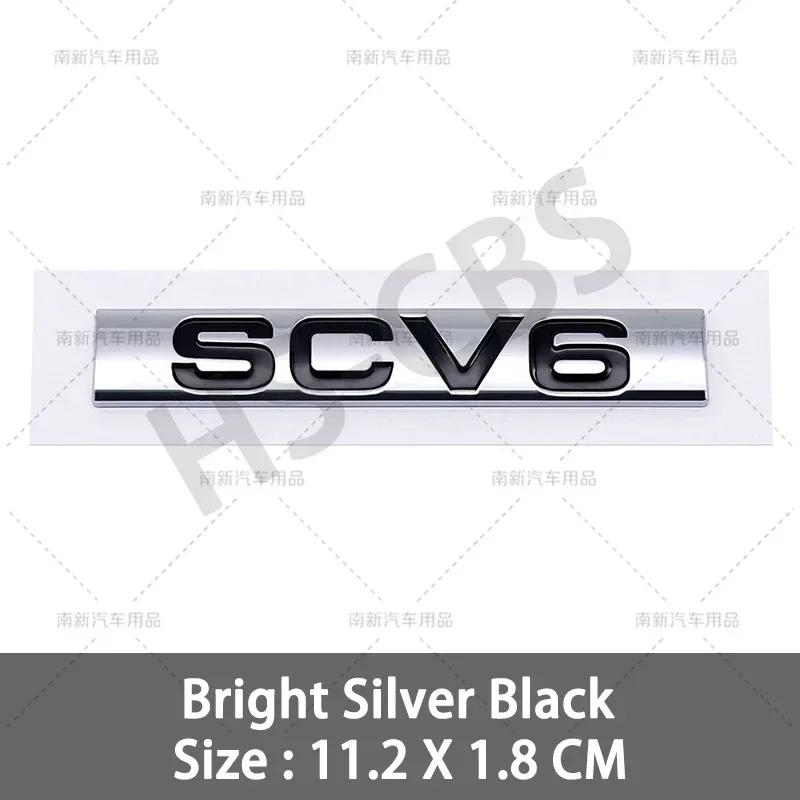 3D ABS HSE Luksusowy Znak SCV6 SCV8 SDV6 SDV8 Emblemat Tylnej Klapy Bagażnika Naklejki na Błotniki Samochodowe Do Discovery Velar Range Rover
