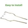 A30F-Battery Hold Down Plate With Rods Kit For Club Car Precedent 2004-2009 48V Electric Golf Cart, 102534001 102526801