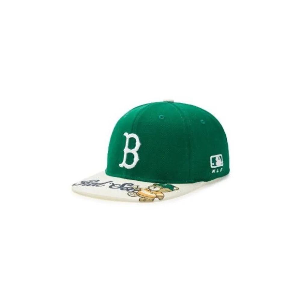 [MLB] Cap NQK 7ACPC035N-43GNP Monobear Snapback Boston Red Sox F3