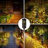 Solar LED Pathway and Garden Light with Hollow-Out Design