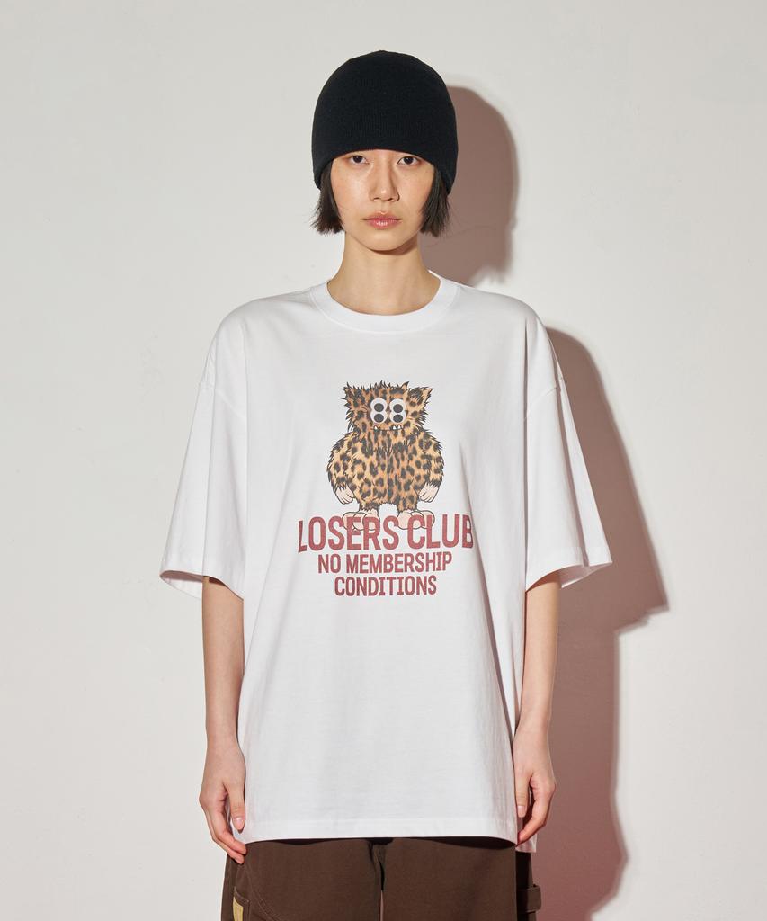 Lujeoseukeulleob Yeti Graphic Short Sleeve T-Shirt White