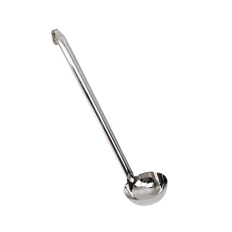 Kangfu Long-Handled Stainless Steel Soup Ladle with Hook
