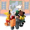 Handcrafted Maisy Mouse Plush Toy Set Featuring Adorable Crocodile Elephant Squirrel And Yellow Bird For Kids And Collectors