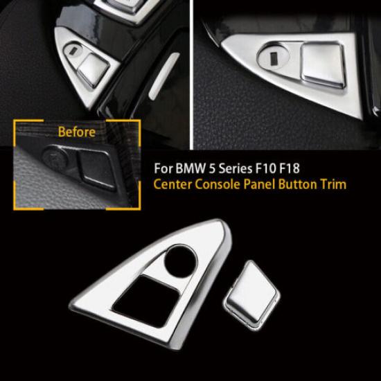 Car Interior Center Console Armrest Button Cover Trim Fit For BMW 5 Series F10