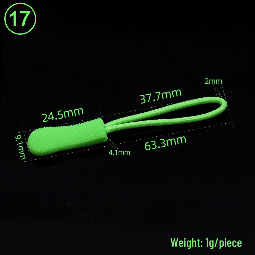 Eco-friendly TPU Caterpillar Zipper Head Pull Cord