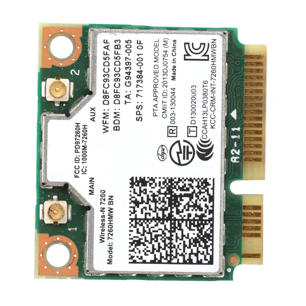 Mini PCIE Wireless Wifi Card BT 4.0 Network Express Interface Module 7260HMW Bn
